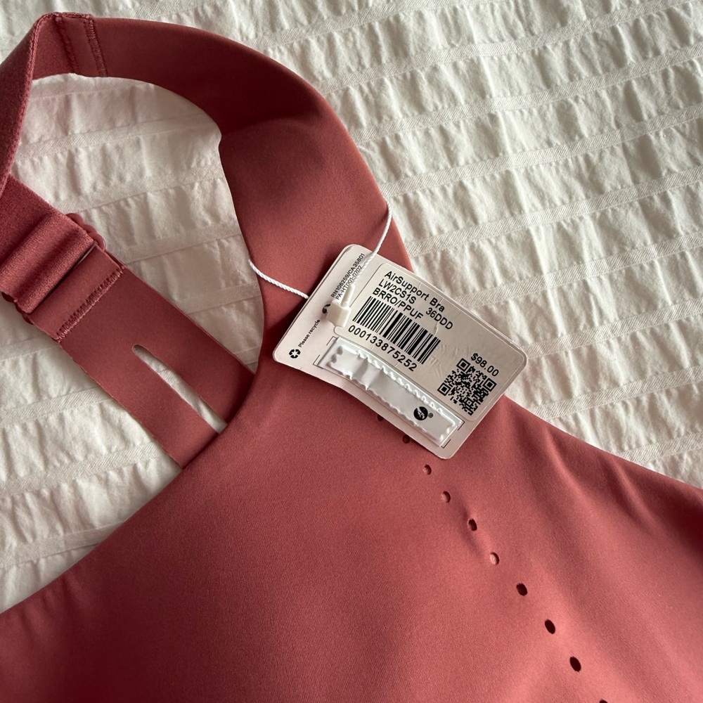 New Lululemon Air Support Bra High Support 36 DDD 36DDD - Picture 3 of 7
